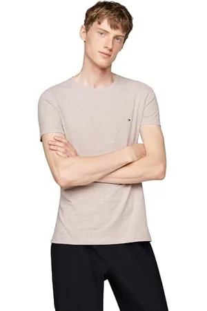 Tommy Hilfiger Stretch Slim FIT Tee Kurzarm T-Shirts Herren, , 3XL