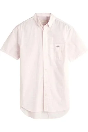GANT Herren REG POPLIN Gingham SS Shirt, , 56