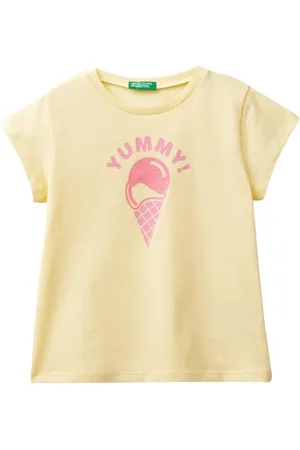 Benetton Mädchen 3i1xg10eg T-Shirt, , 110 cm