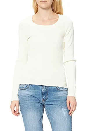 Urban classics Damen TB4548-Ladies Wide Neckline Sweater Sweatshirt, , XS