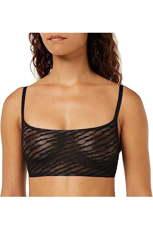 Sloggi Damen Zero Lacy H Bralette, Black, S