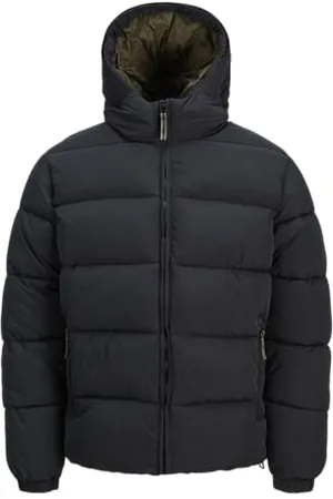JACK & JONES JACK&JONES Herren JPRBLUBROOK Puffer Pufferjacke, Black, XL