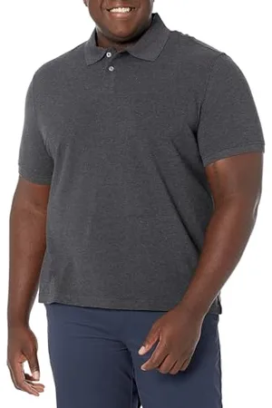 Amazon Herren Piqué-Poloshirt aus Baumwolle, Schmale Passform, , S