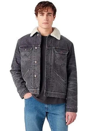 Wrangler Herren 124mj Sherpa Denim Jacket, , M EU
