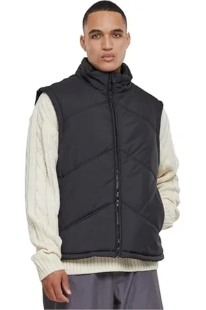 Urban classics Herren TB6334-Arrow Puffer Vest Weste, Black, L