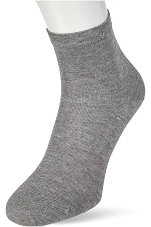 Nur Die Damen Damen Bambus Kurzsocke Socken, Hellgraumel, Einheitsgröße EU