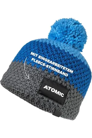 Atomic ALPS Kids Beanie - Warme Mütze für Kinder - Weiche & atmungsaktive Kindermützen - Wintermütze aus hautfreundlichem Material - Bequeme Wollmütze - Mützen in Mehreren Farben