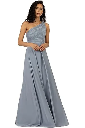 Apart APART One-Shoulder Abendkleid mit Plissee-Drapierung vorne, , 40
