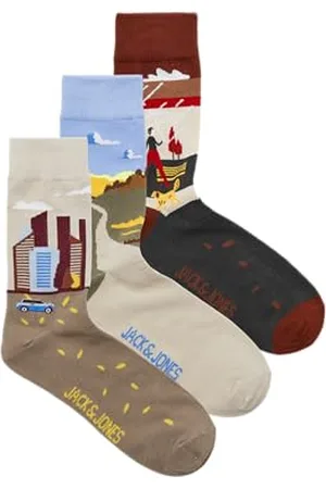 JACK & JONES Jacfall Landscape Socks 3 Pack Sn