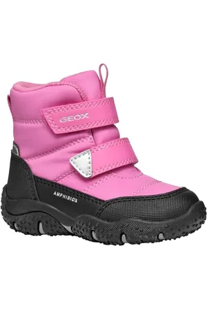 Geox Jungen Mädchen B Baltic Girl B ABX Snow Boot, Fuchsia/Black, 26 EU