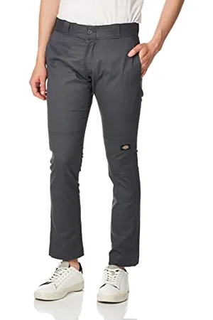 Dickies Herren Skinny Straight Double Knee Work Pant Hose, Charcoal V1, 36W / 32L