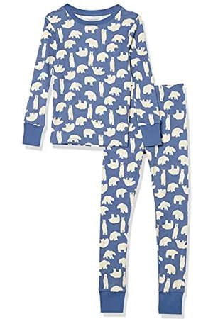 Amazon Unisex Kinder Eng anliegende Baumwoll-Schlafanzüge, , 5 Jahre