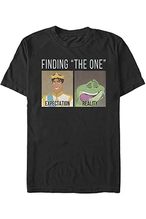 Disney Unisex The Princess & The Frog Naveen Meme Organic Short Sleeve T-shirt, , XXL