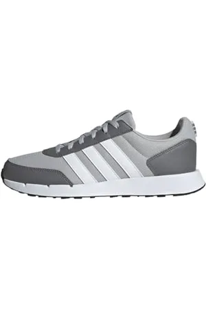adidas Unisex Run 50s Shoes Schuhe, Grey Two/Cloud White/Grey Four, 36 2/3 EU