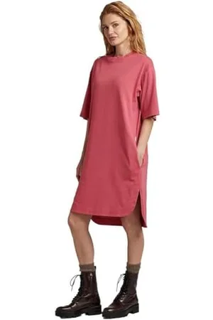 G-Star RAW Damen Boxy U Tee Kleid, , S