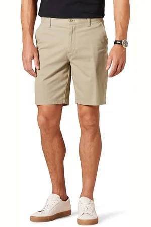 Amazon Herren 23 cm Lange Stretch-Chinohose mit schmaler Passform, , 29W