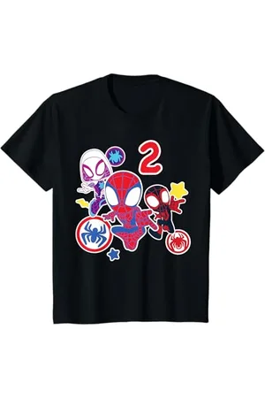 Marvel Kinder Spidey and His Amazing Friends 2 Year Old Birthday T-Shirt