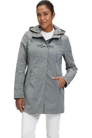 gil-bret Damen Jacke Popeline, Silber, 42