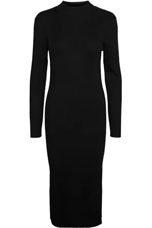 VERO MODA VMLYNZI LS Calf Knit Dress VMA NOOS