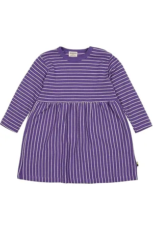 loud + proud Mädchen Derby Rib, GOTS Zertifiziert Kinderkleid, , 74-80 EU