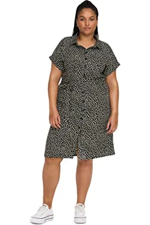 ONLY CARDIEGA SS BLK Shirt Dress WVN NOOS