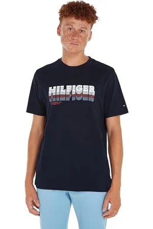 Tommy Hilfiger FADE Hilfiger Tee Kurzarm T-Shirts Herren, , S