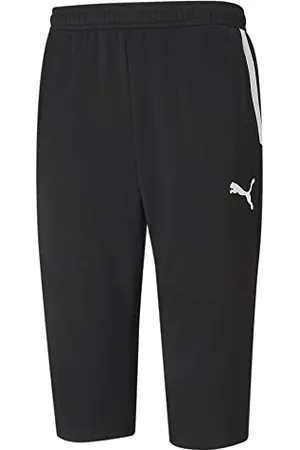 PUMA Herren Teamliga Training 3/4 Hose, Black Weiß, Mittel