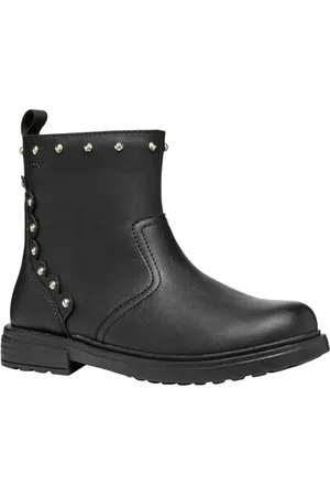 Geox J Eclair Girl C Chelsea Boot, Black, 33 EU