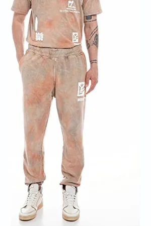Replay Herren Jogginghose mit Tunnelzug, (Mehrfarbig), L