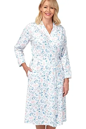 Marlon Lynda Damen Bademantel aus Baumwolljersey, , Größe 44-46