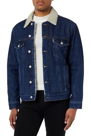 Schott NYC Herren Trucksherpa Jacke, , XL