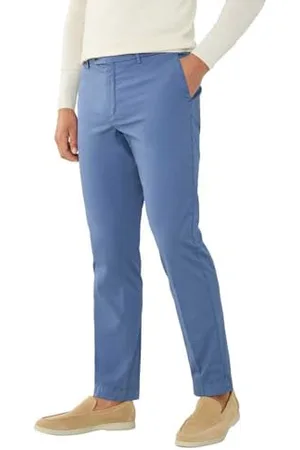 Hackett Herren-Hose mit Foulard-Print, Blau (Avio), 34W/30L