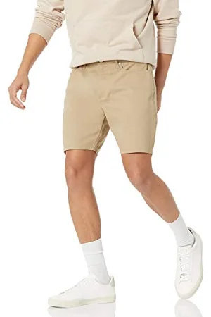Amazon Herren 17,8 cm Schrittlänge 5-Pocket-Stretch-Shorts mit geradem Schnitt, , 31W