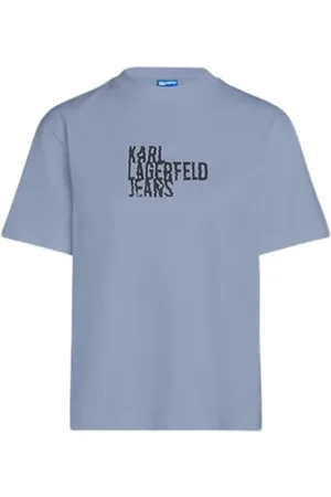 Karl Lagerfeld Damen, Normales Kurzarm-Logo-T-T-Shirt, , Medium