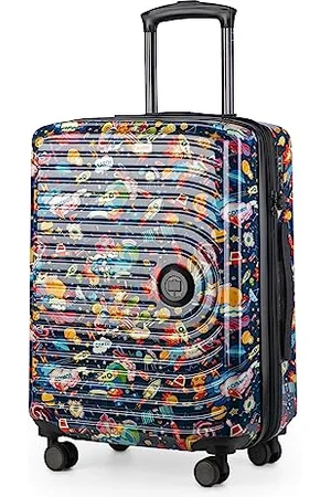 Hauptstadtkoffer Mitte - Handgepäck, 2,9 kg kinderleicht, TSA, Hartschalenkoffer, Trolley 4. Rollen, Handgepäck 55 cm, 42 Liter, Motiv Koffer