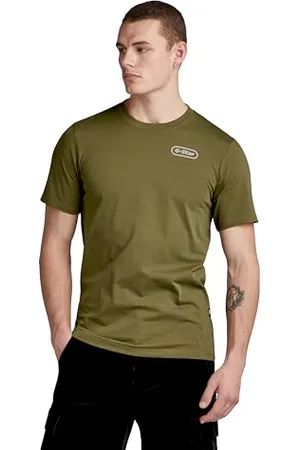 G-Star RAW Herren Back Graphic Slim T-Shirt, , S