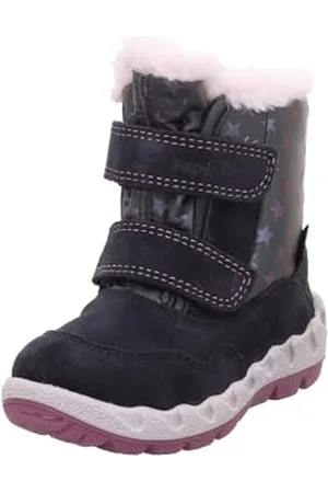 Superfit Icebird warm gefütterte Gore-Tex Schneestiefel, GRAU/ROSA 2010, 26 EU