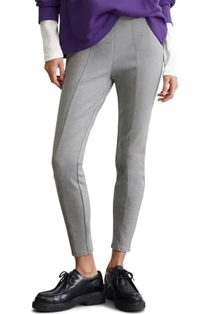 Marc O’ Polo Marc OߴPolo Denim Damen Stoffhose mit Stretch-Anteil Slim Fit, Grau , XS