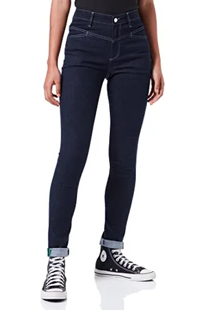 QS by s.Oliver Skinny: Jeans mit Sattelbund 34/30
