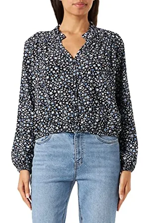 Mavi Damen Printed Blouse Bluse, , S