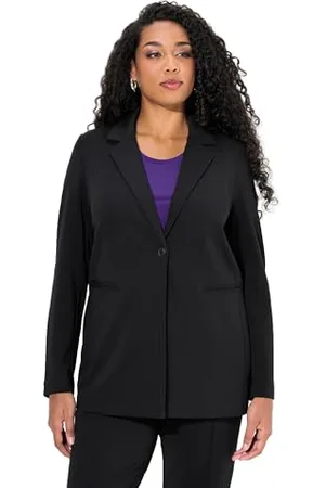 Ulla Popken Damen Jersey Blazer, , 46-48