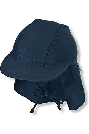 Sterntaler Schirmmütze Nacken uni - Baby- und Kinder Mütze mit Nackenschutz und Bindeband - UV-Schutz 50+ Bademütze - Kopfbedeckung Schwimmbad und Strand - Unisex Bademode - , Größe 47