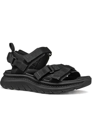 Geox Herren U SPHERICA ACTIF X S Sport Sandal, Black, 40 EU