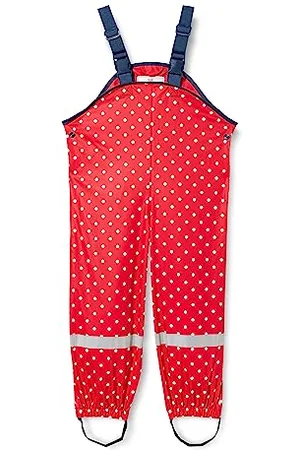 Playshoes Matschhose Regenlatzhose Ungefüttert Unisex Kinder Wind- und wasserdichte Regenhose Regenbekleidung, , 98