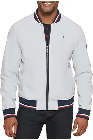 Tommy Hilfiger Herren Lightweight Varsity Rib Knit Bomber Jacket Jacke, , XXL