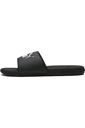 PUMA Herren Cool Cat 2.0 Slide Sandal, Black White, 43 EU