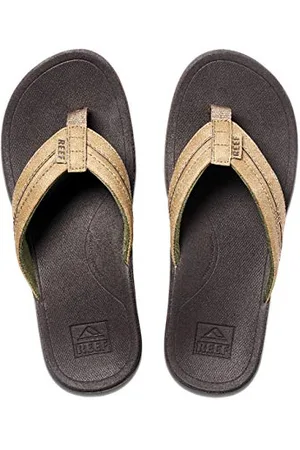 Reef Herren Ortho-Bounce Coast Flipflop, Brown, 37.5 EU