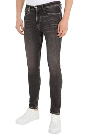 Calvin Klein Jeans Herren Jeans Skinny Skinny Fit, Grau (Denim Grey), 29W / 32L