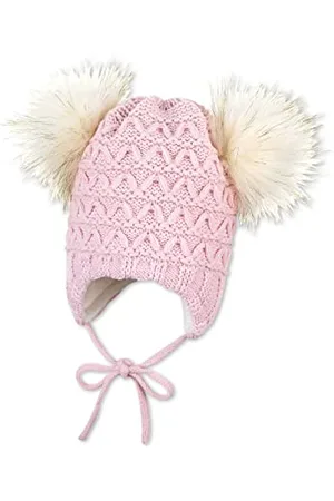 Sterntaler Baby - Mädchen Strickmütze Baby Strickmütze Struktur mit Ohrenklappen, , 47