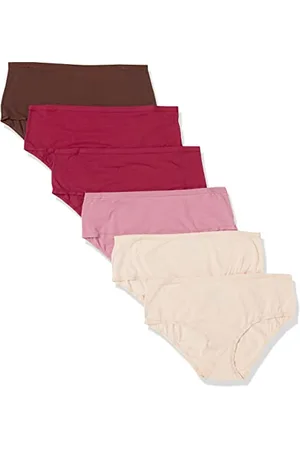 Amazon Damen Midi-Unterwäsche aus Baumwolle, 6er-Pack, , 38